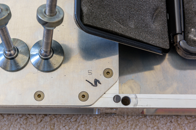All legs individually numbered - level once and easily repeat setup