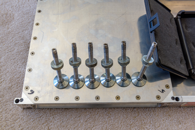 All legs individually numbered - level once and easily repeat setup
